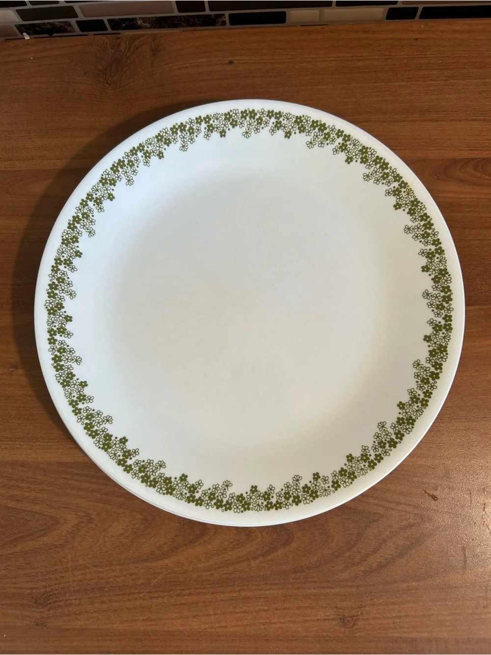 Vintage Corelle Spring Blossom Crazy Daisy Dinner Plates - Set of 6